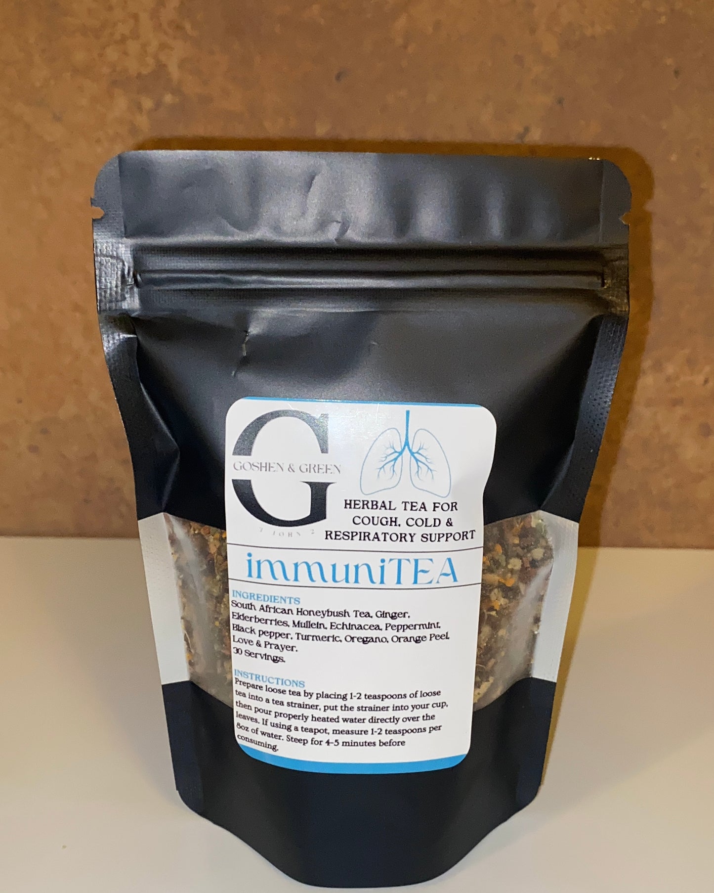 immuniTEA - Herbal Tea For Cold, Cough & Respiratory Support