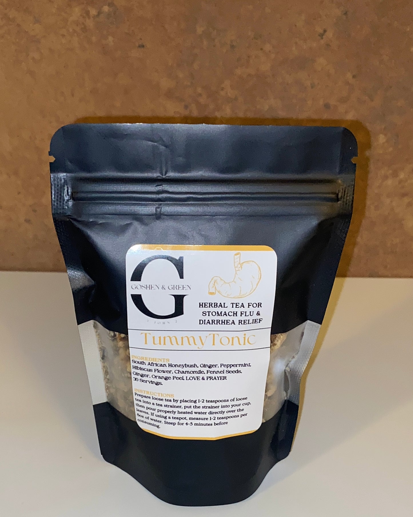 TummyTonic-Herbal Tea For Stomach Flu & Diarrhea Relief