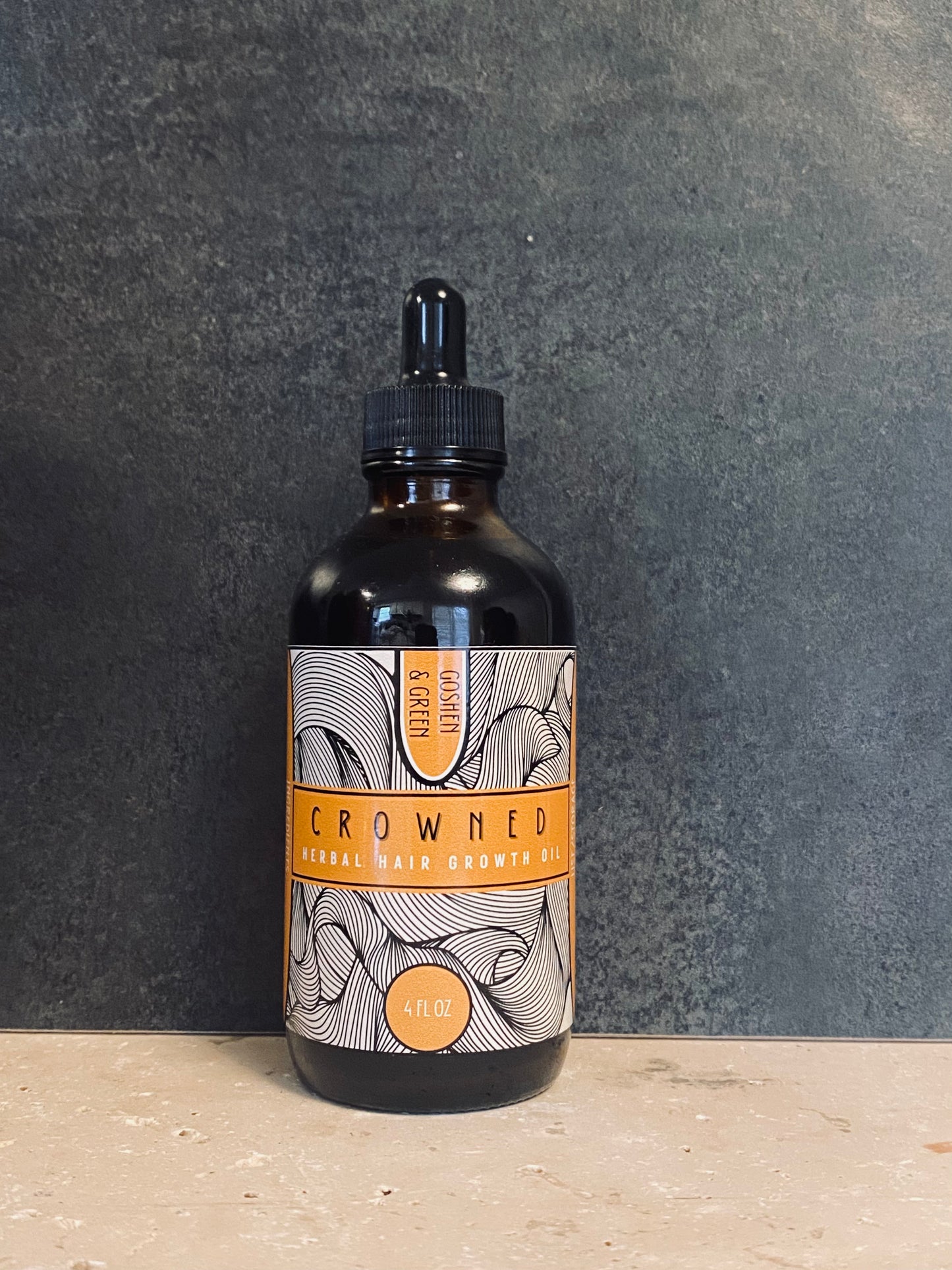 CROWNED Herbal Hair Growth Oil - 4oz